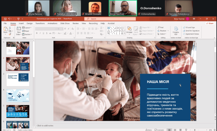 Представники миротворчих місій ООН завітали до студентів  кафедри міжнародних відносин