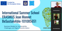 Міжнародна літня школа Еразмус+ «Бізнес-моделі для сталого розвитку: виклики та цифрова трансформація»