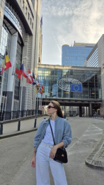Дар’я Подолінна PRO свій семестр за програмою «Erasmus+» в Левенському католицькому університеті м. Левен, Бельгія