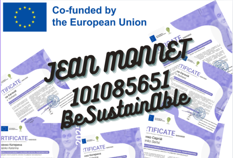 BeSustainAble: завершено черговий проект Модулю Жана Моне