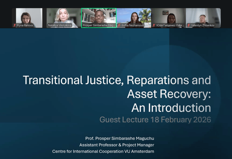 Відкритий діалог про перехідне правосуддя: зустріч студентів із професором з Вільного Університету Амстердаму